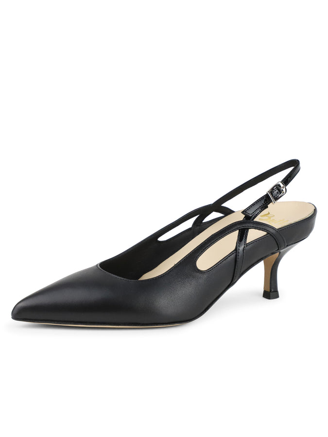 Womens black slingback shoes Clearance