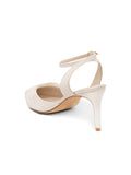 Womens Ivory Effie Pointed Toe Feather Pump 2