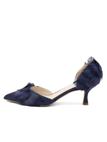 JOURNEE COLLECTION Womens Navy 1/2